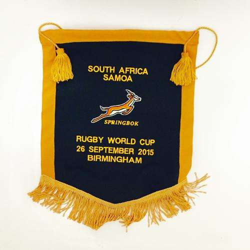 2015 Match Pennant Rugby World Cup (RWC) South Africa vs Samoa